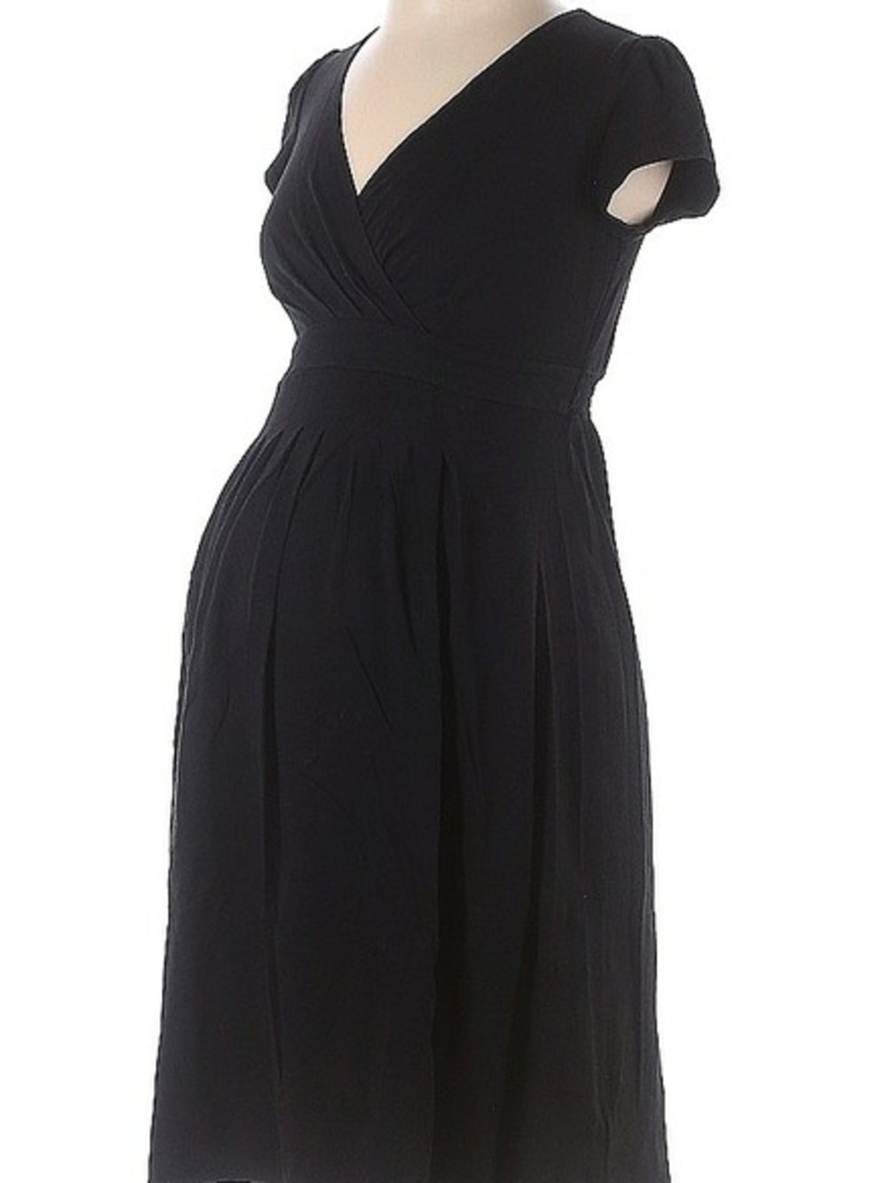 Motherhood Black Midi Dress